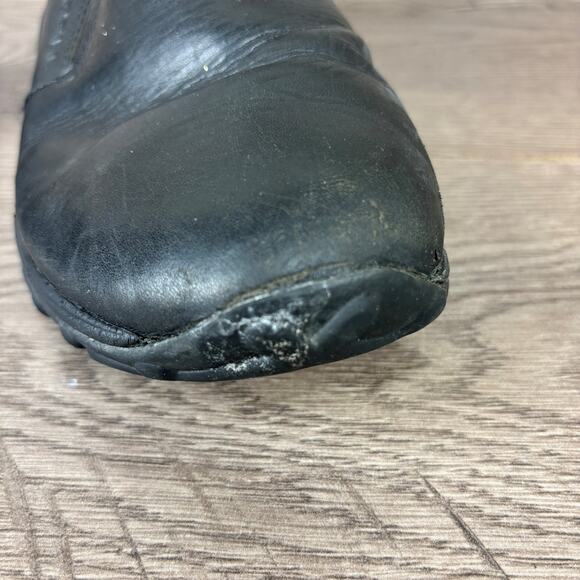 Merrell Jungle Moc Midnight Slip On Shoes Women's 10.5 Black Leather Loafers - Picture 13 of 16